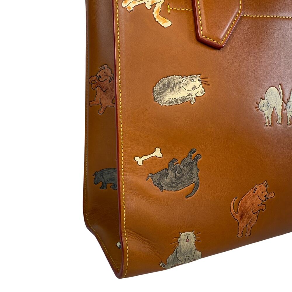 Louis Vuitton Catogram City Steamer bag MM cat tote Grace Coddington Rare LV - Picture 12 of 16